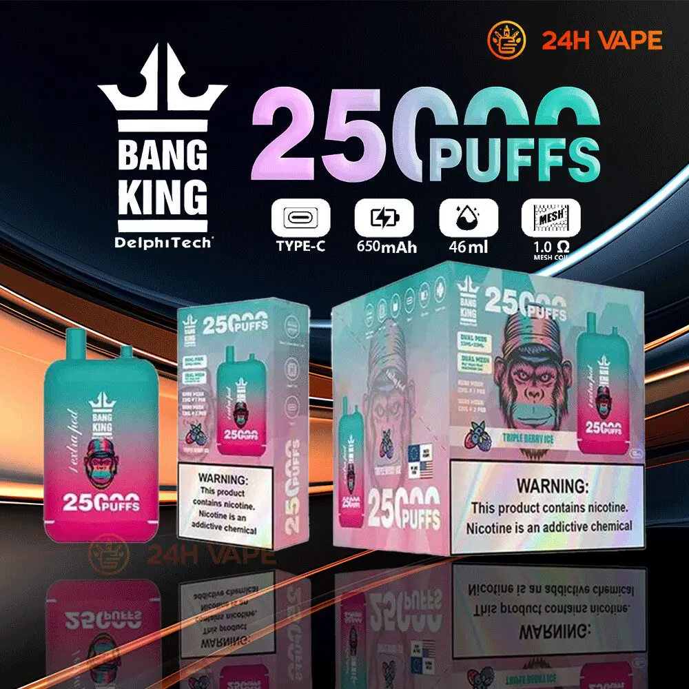 Bang King 25000 Puffs Disposable Vape Pod(3 pieces)