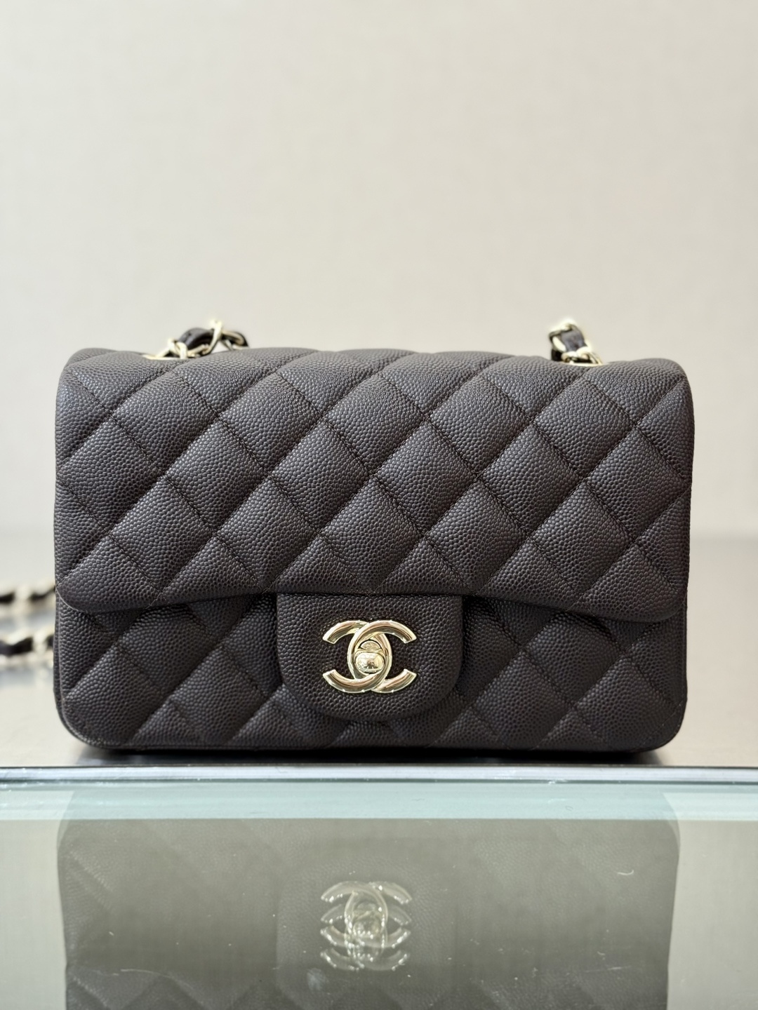 Mini Classic Flap Handbag（Black） - Mocuir