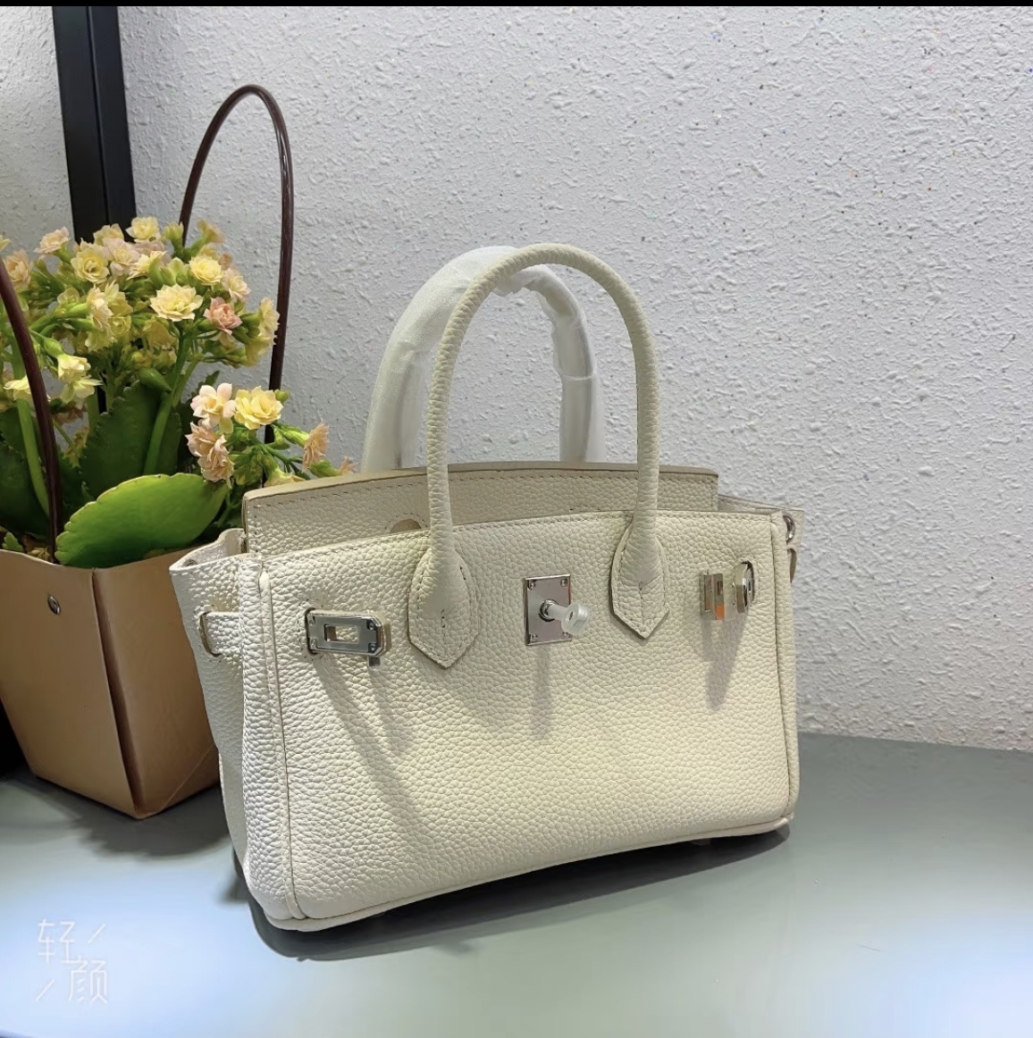 Birkin 20 Milkshake White Custom