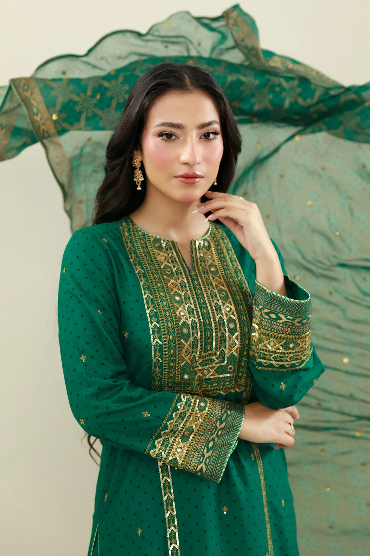 RAW SILK | EMBROIDERED