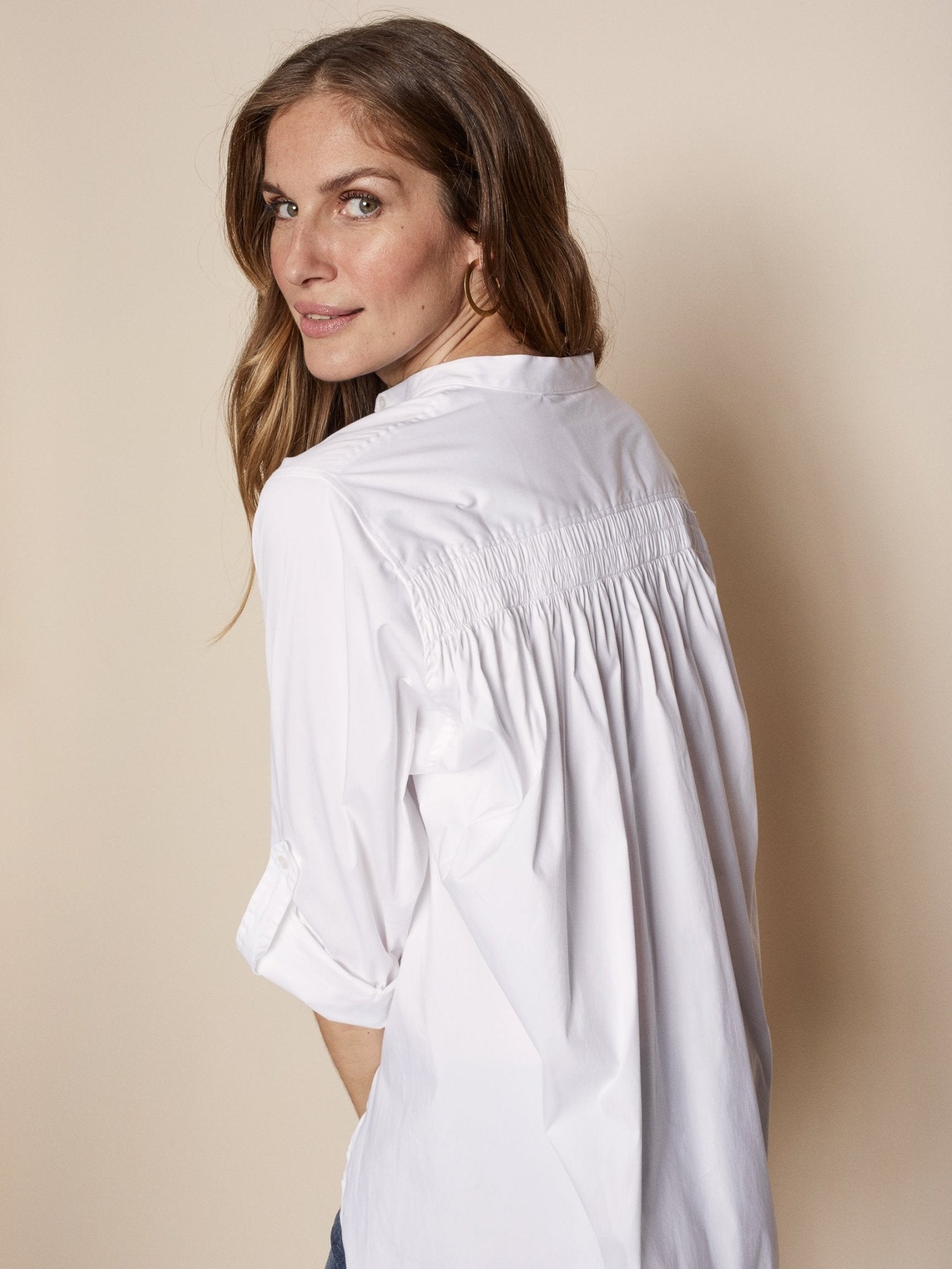 RelaxWrinkle Button-Up‌