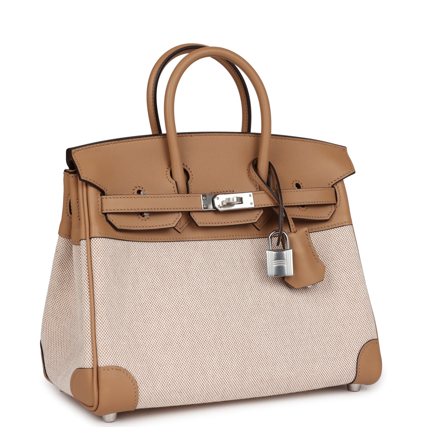 Birkin 25 Toile H and Chai Swift Palladium Hardware