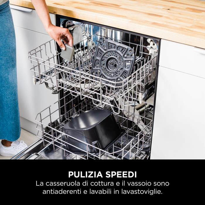 NINJA - Rapid cooker-friggitrice aria Speedi ON400EU-grigio