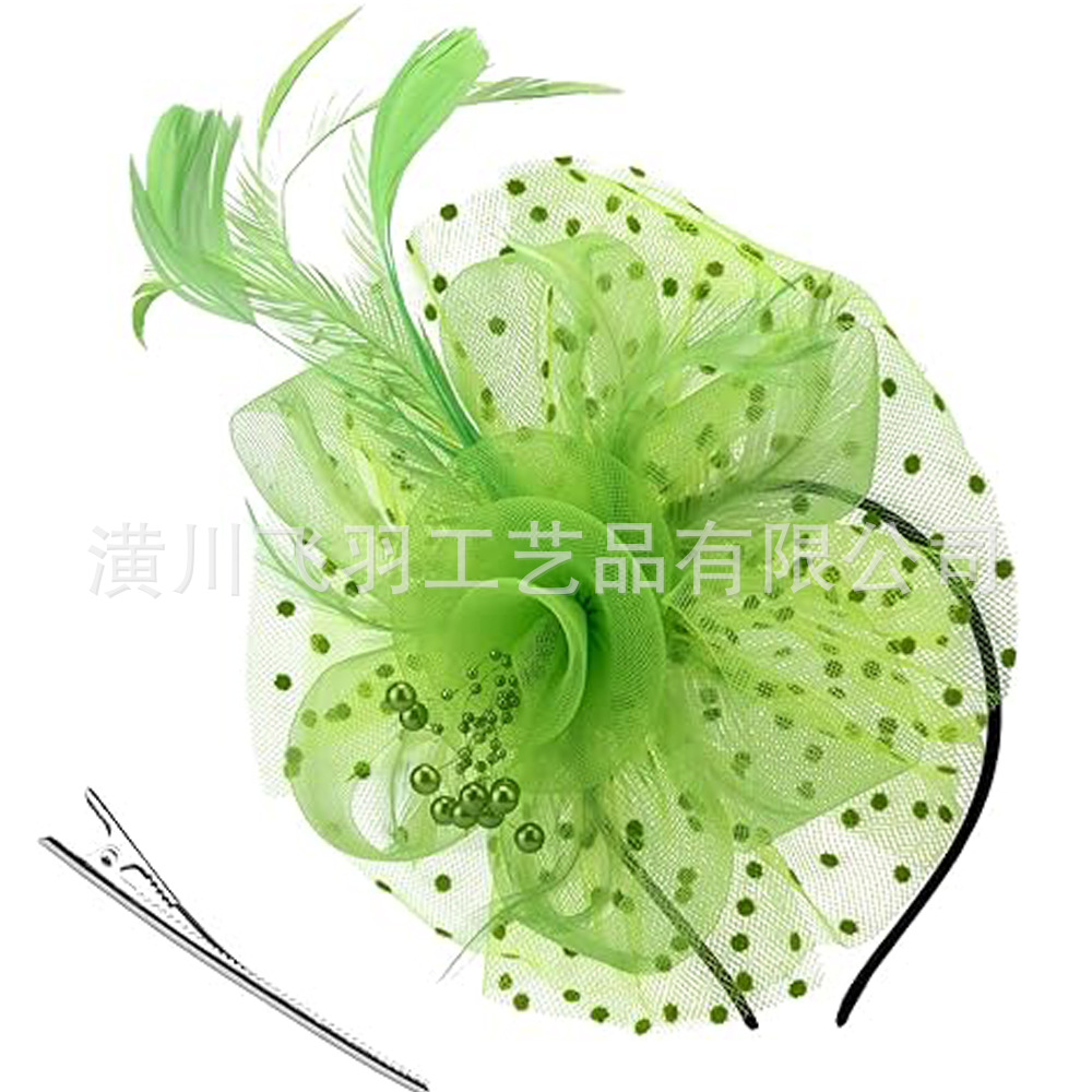 Feather hairband headdress