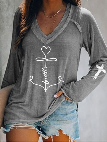 Women's Faith Print Tee Shirt