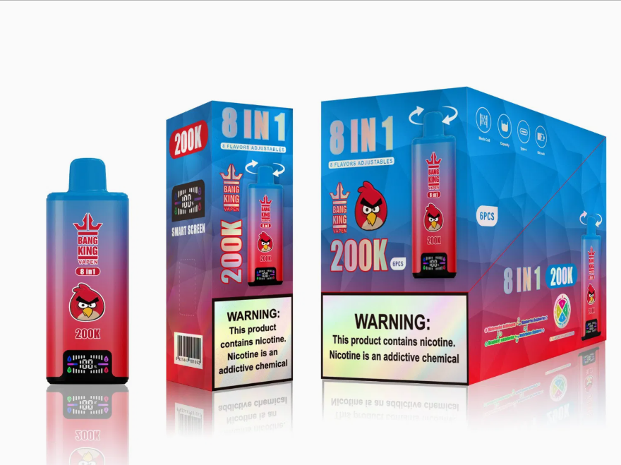 【New Arrive】Bang King 200K 8-in-1 Disposable Vape