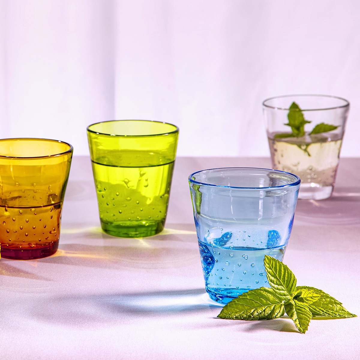 Sklenice myDRINK Colori 300 ml, transparentní