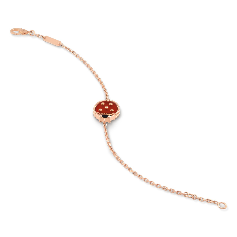 Lucky Spring bracelet, closed wings ladybug