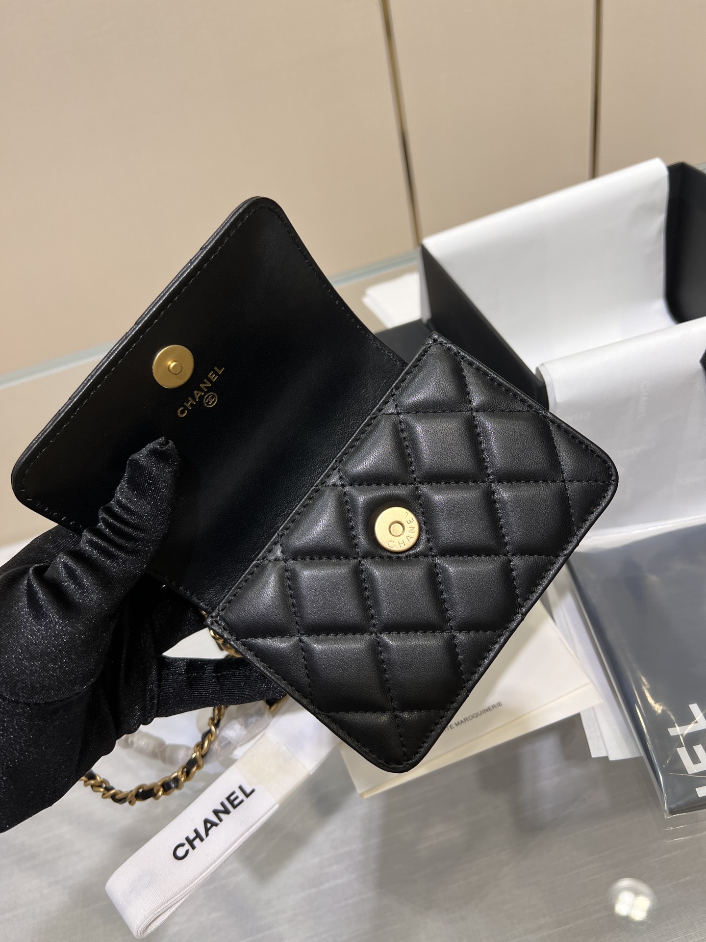 Mini Top Handle Flap Bag - Mocuir