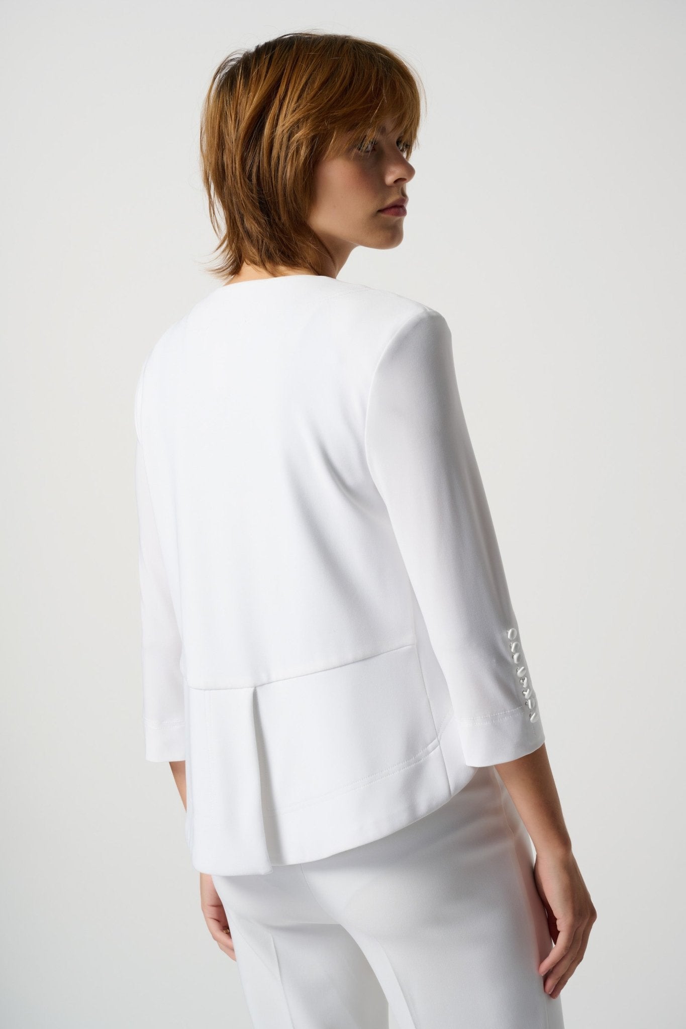 ‌Silk-Knit Sculpt Blazer
