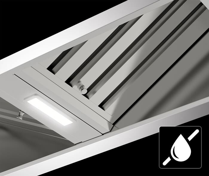 GLEM GAS - Cappa a camino decorativa GHN980IXA Classe A-Inox