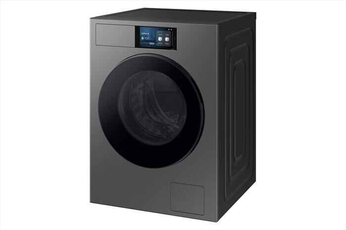 SAMSUNG - Lavatrice WF90F09C4SU3 9KG Classe A-Dark Silver Steel - oblò Nero