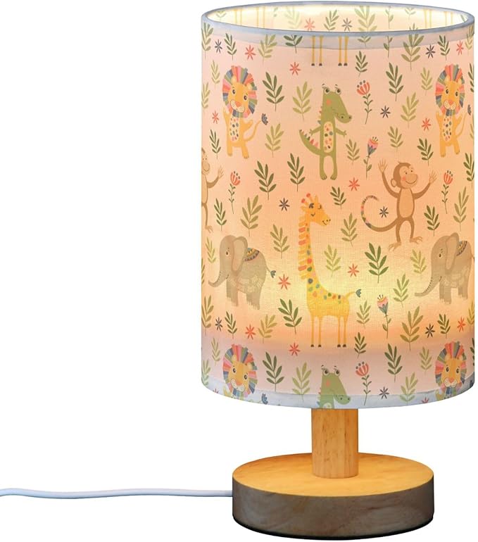 TWINKLETALE Jungle Animal Pattern Table Lamp
