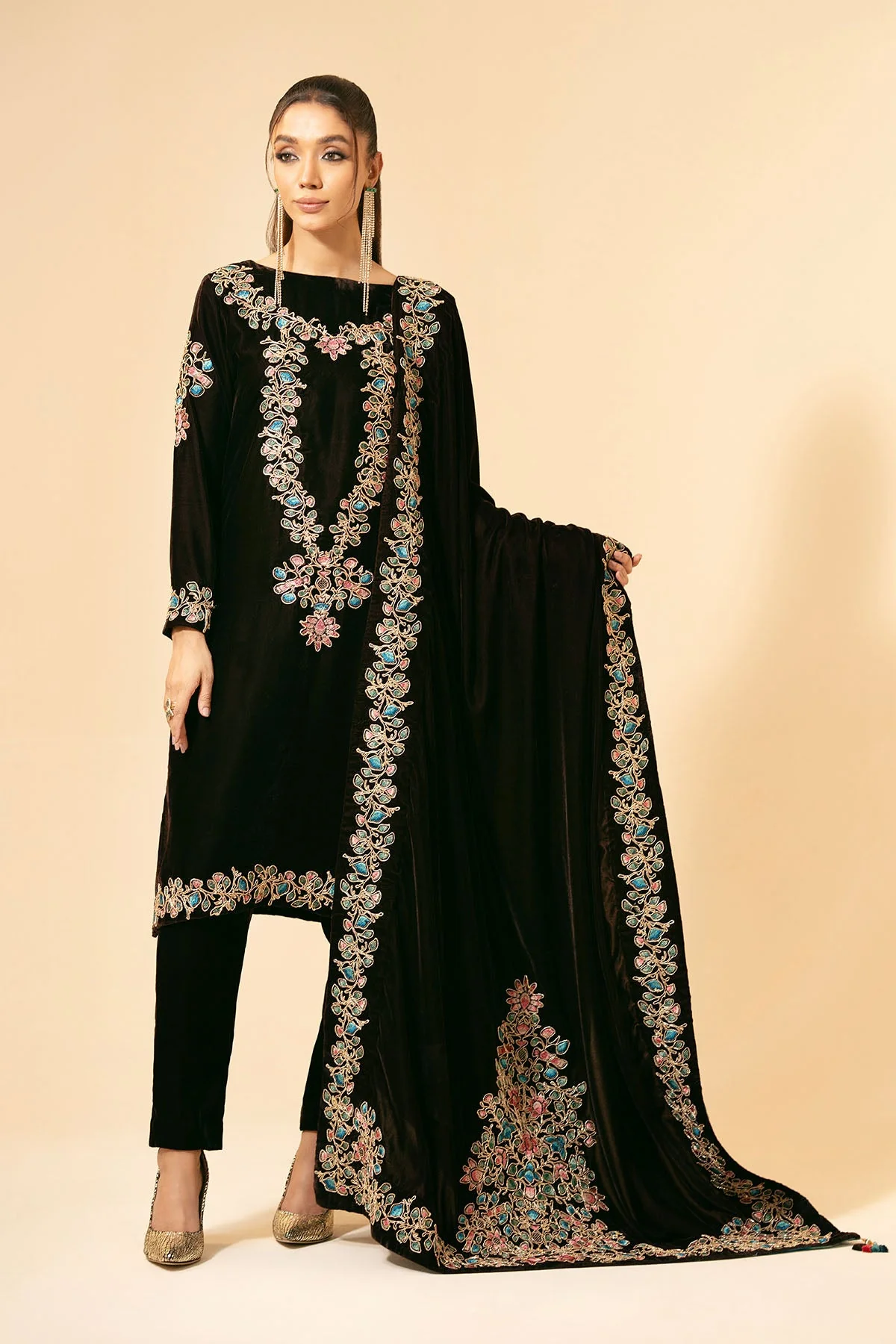 VELVET | EMBROIDERED