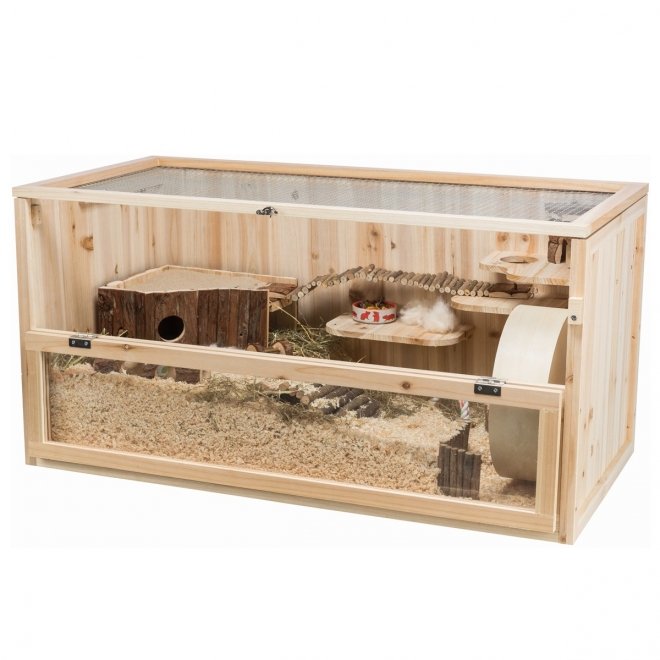 Trixie trebur med plexiglass til hamster, mus eller ørkenrotte