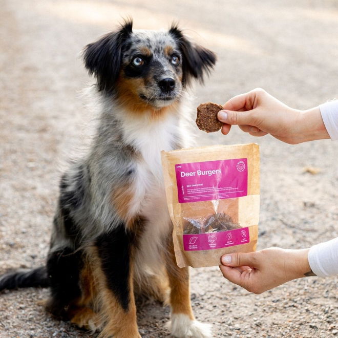 Buddy Petfoods Hjorteburgere 100 g