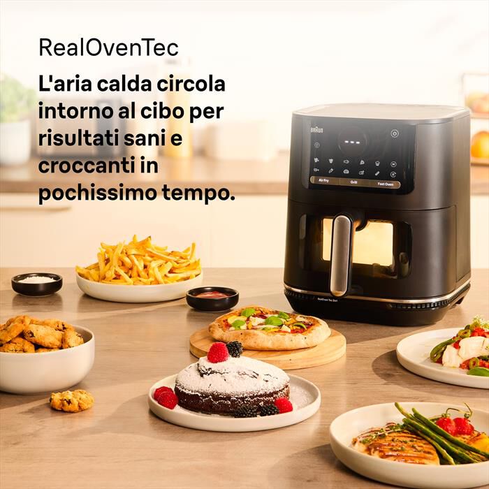 BRAUN - Friggitrice ad aria MultiFry 5 HF5073-NERO