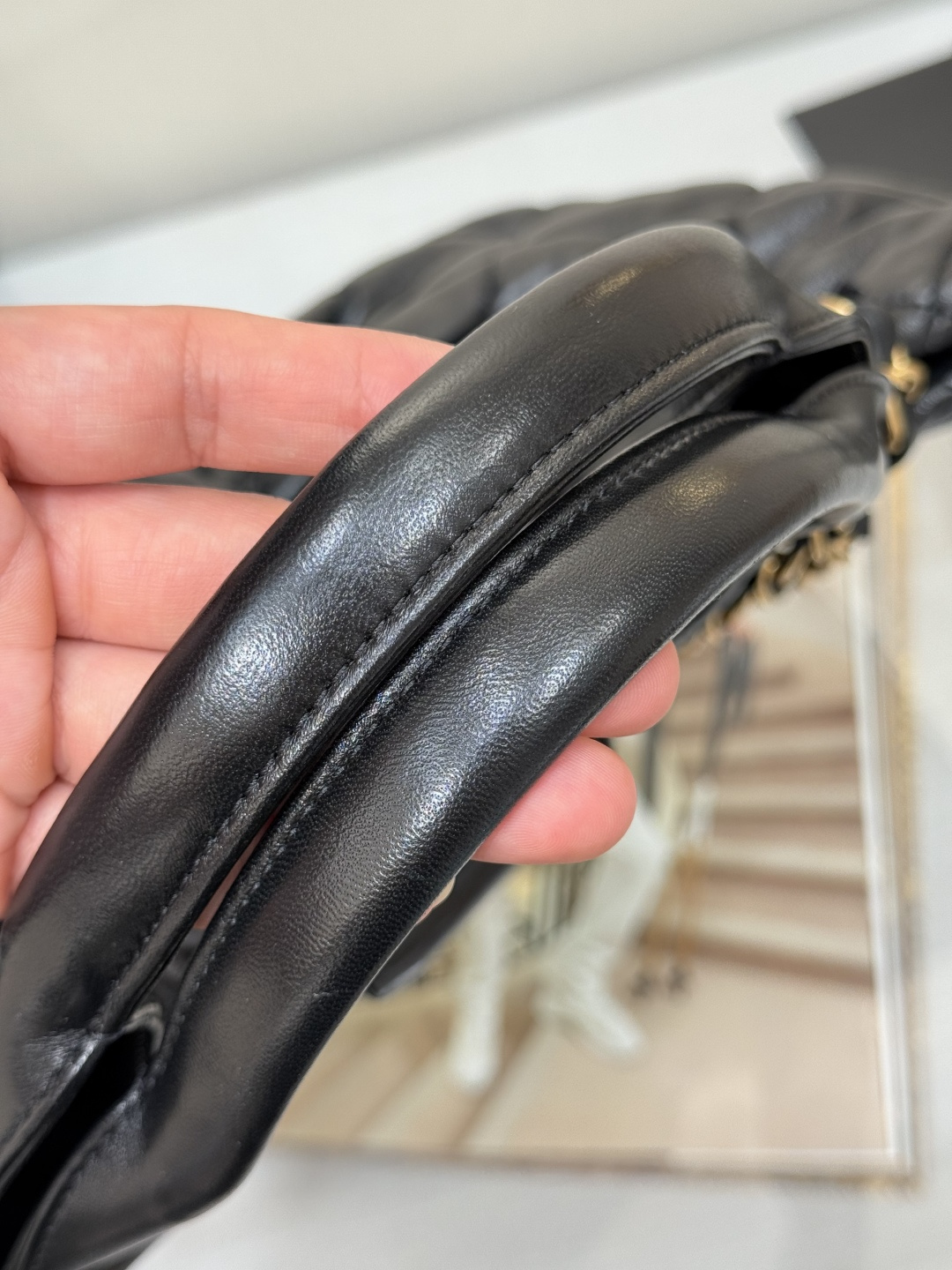 25K Bow Handle Bag（Lambskin） - Mocuir