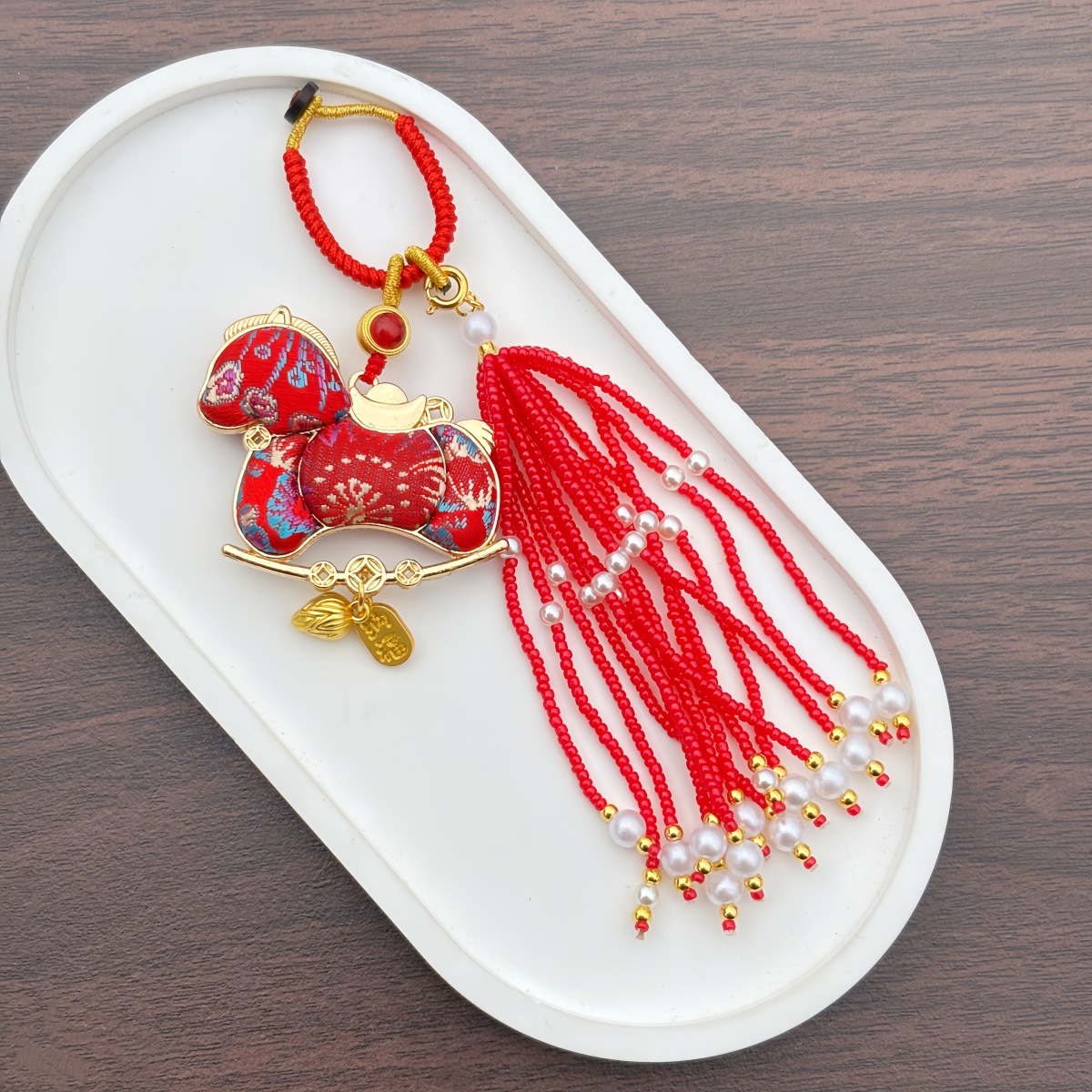 Chinese style embroidery gourd pendant decoration