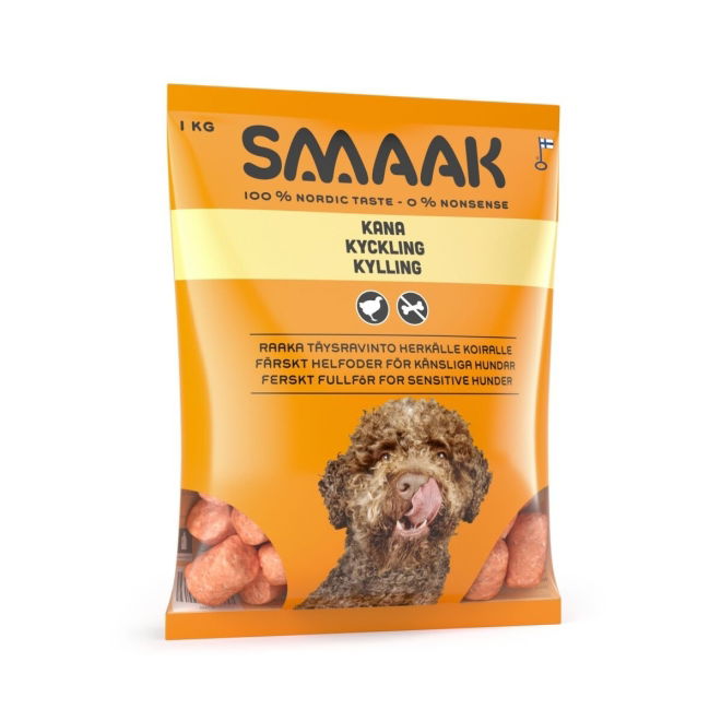 Smaak Raw Complete Sensitive Kylling 1kg