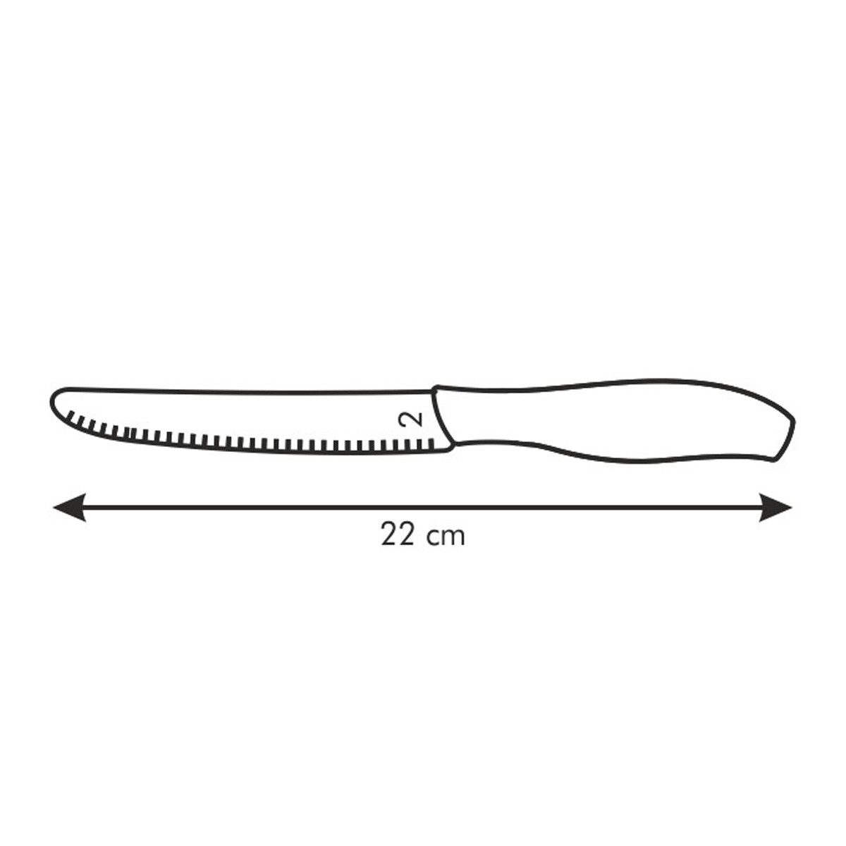 Nůž svačinový SONIC 12 cm, 6 ks