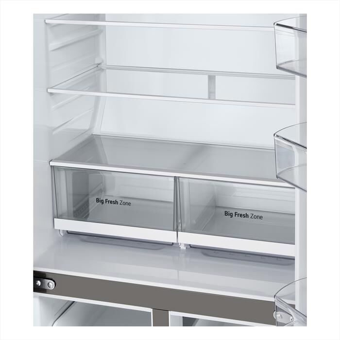 LG - Frigorifero 4 porte GMB860PYDE Classe E 530L-Argento