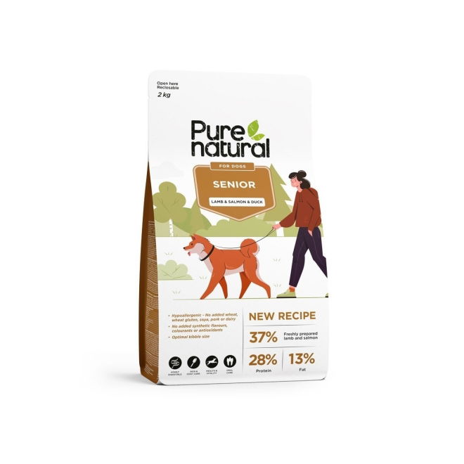 Purenatural Dog Senior Lamb, Salmon & Duck