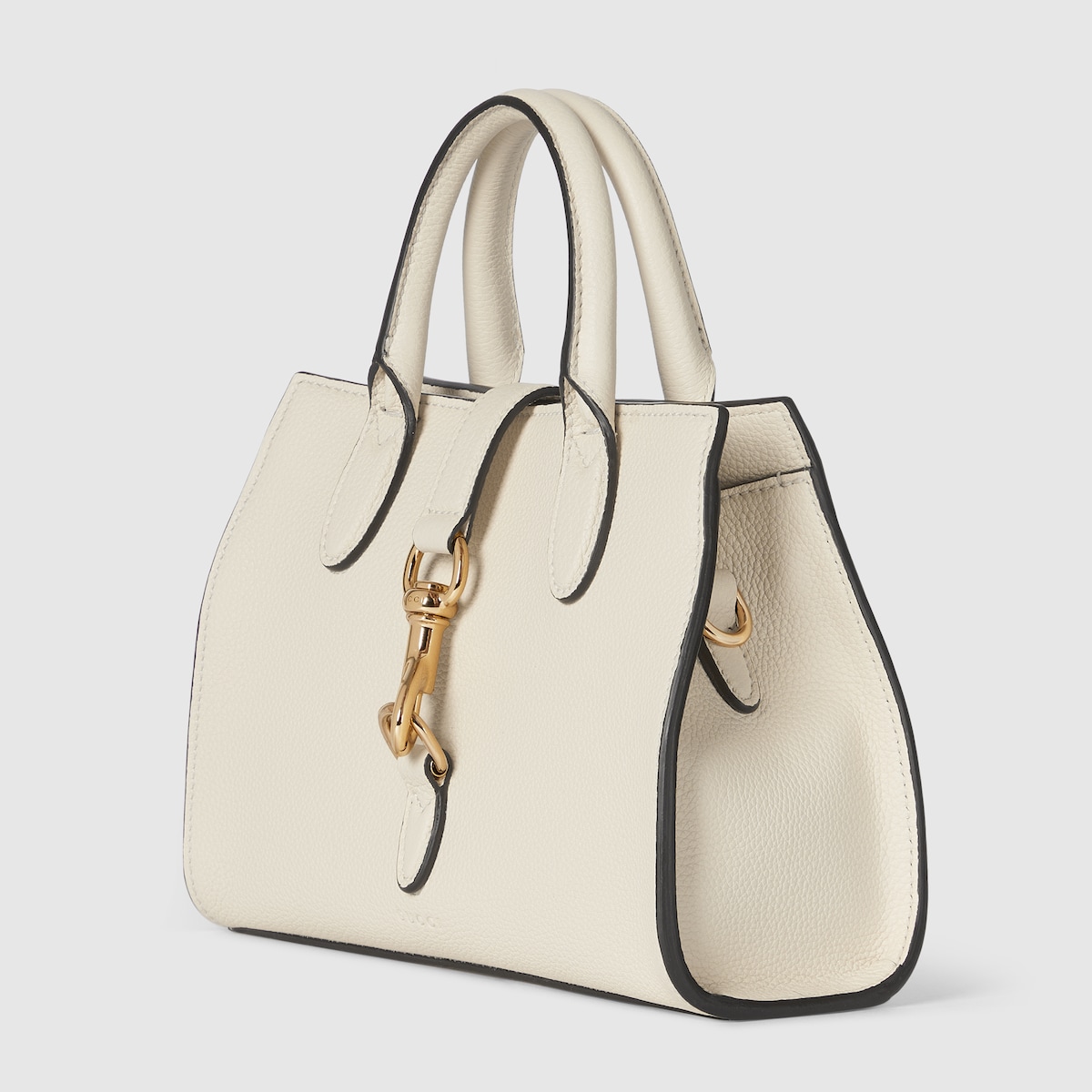 Small Tote Bag With Hook Closure