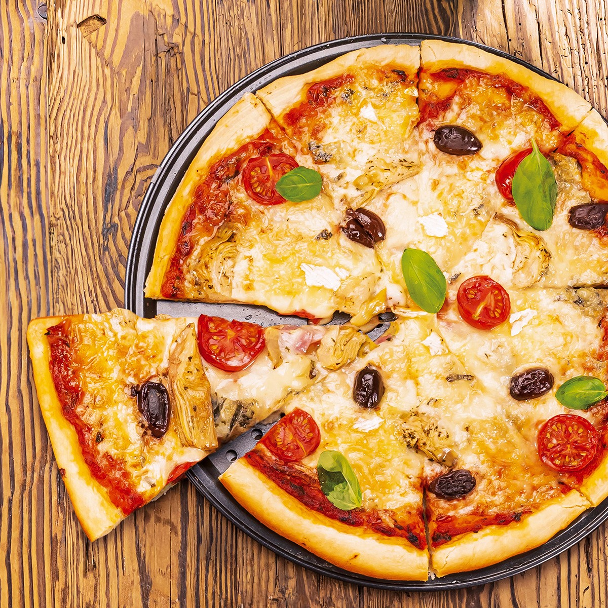 Forma na pizzu perforovaná DELÍCIA ø 32 cm