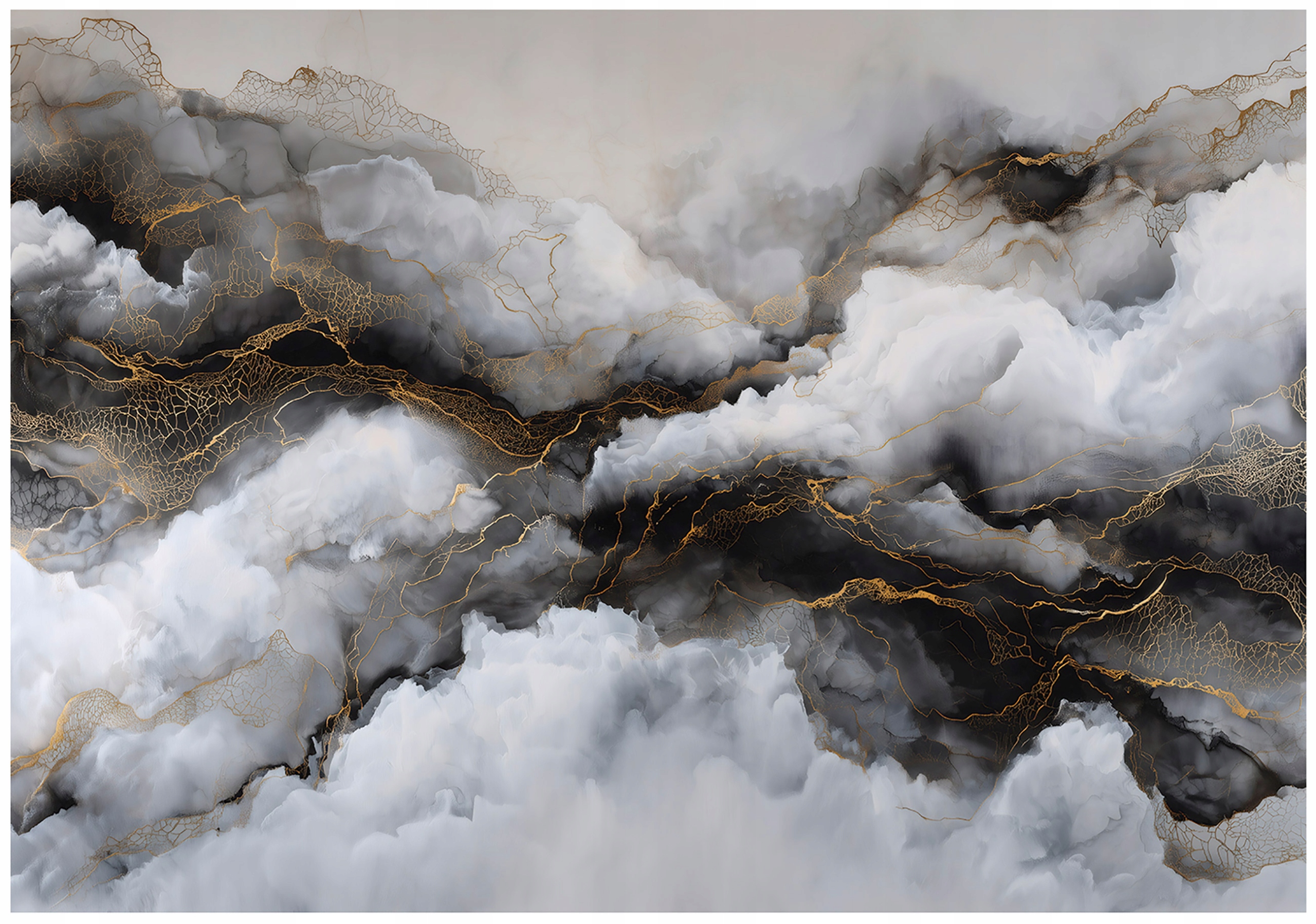 Abstract marble wall mural, gray, bedroom, living room, non-woven wallpaper,