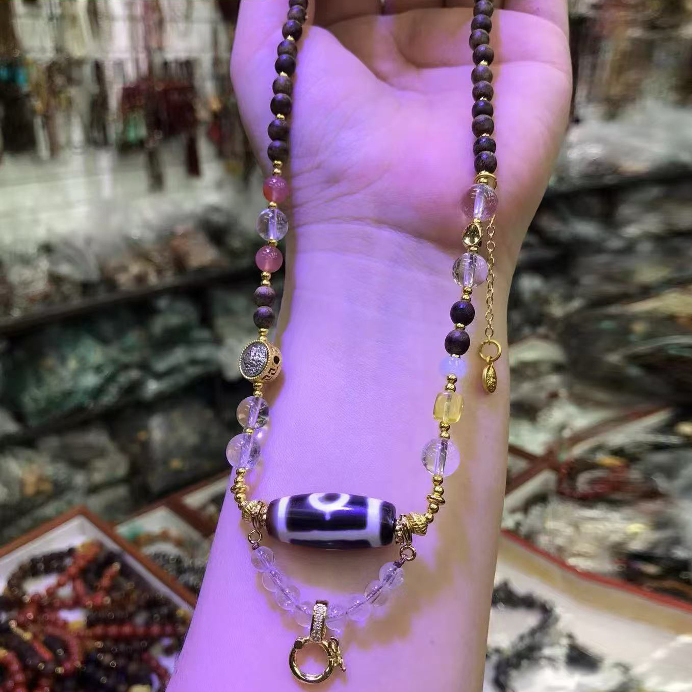 Universal pendant rope wooden strap rope