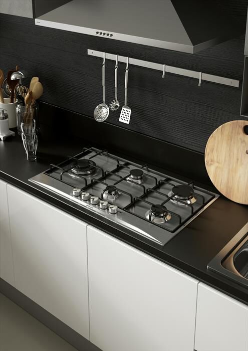 GLEM GAS - Cappa decorativa a parete GHP945BK-NERO