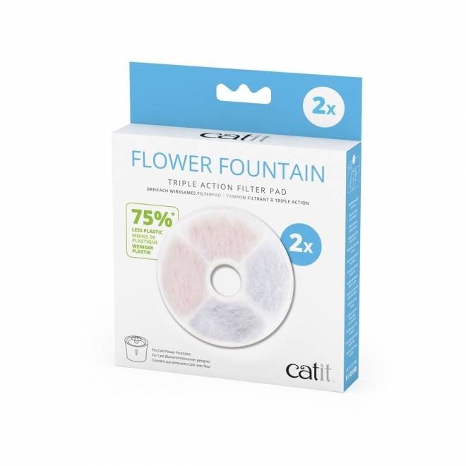 Catit Flower Triple Action Filter til drikkefontene 2-pk