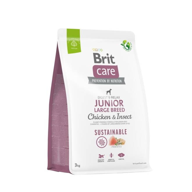 Brit Care Dog Sustainable Junior Large Breed Chicken & Insect
