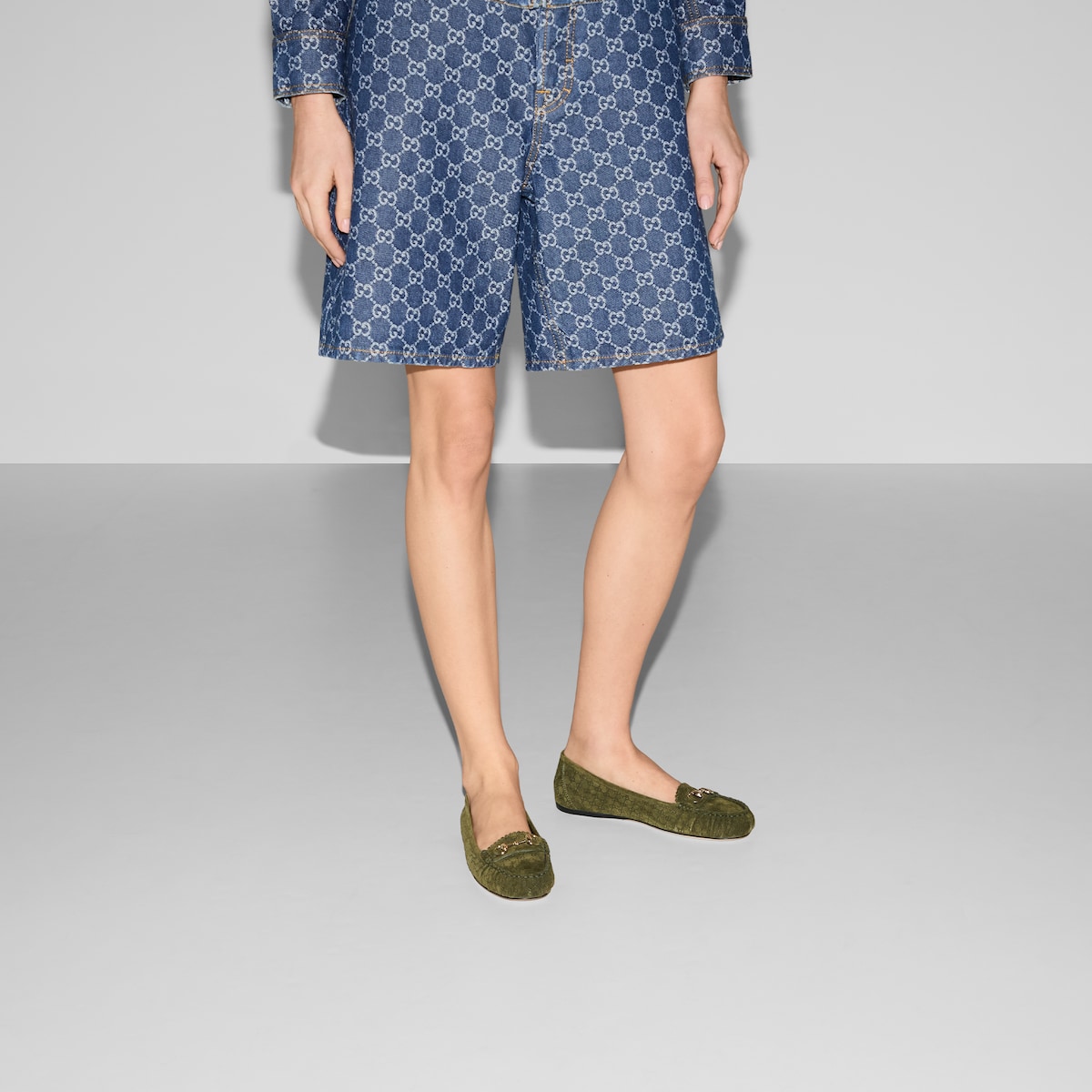 Womens ballet flat with Horsebit