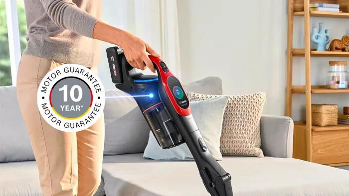 BOSCH - Aspirapolvere ricaricabile BCS1041PET-Black,Red
