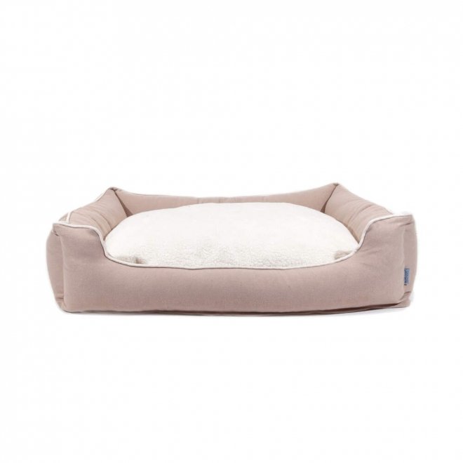 Resploot Sherpa Hundeseng, Beige