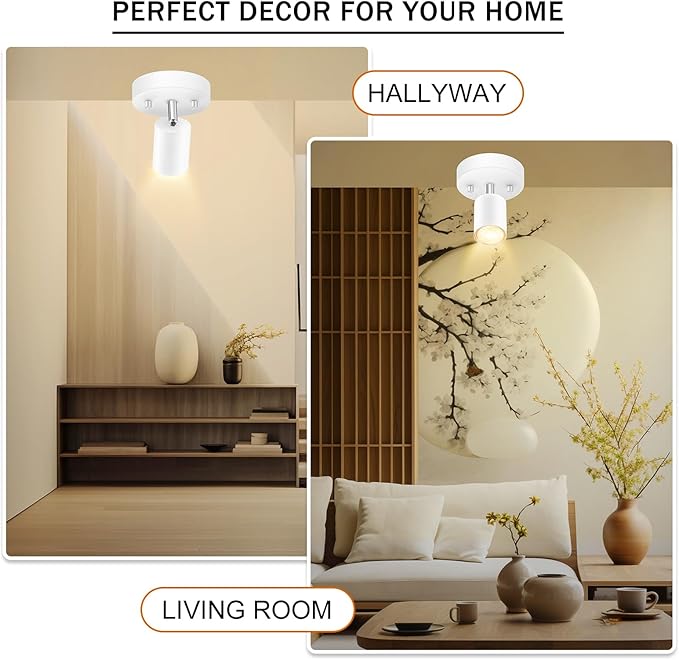 SPOTLUMINARA LED 4 Light Track Lighting Kit