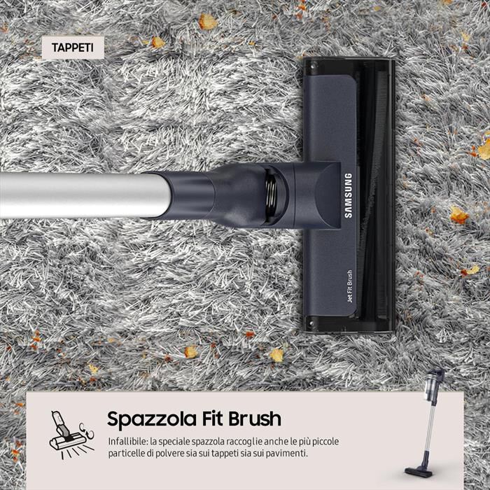 SAMSUNG - Scopa elettrica VS15A60AGR5/WA-TEAL SILVER