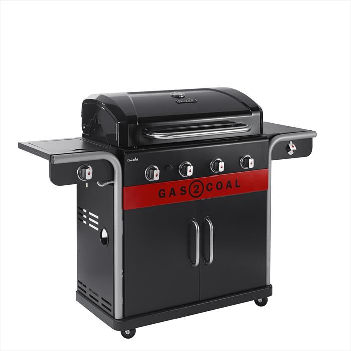 CHAR-BROIL - Barbecue BBQ GAS2COAL 2.0 4B F4+1-Black