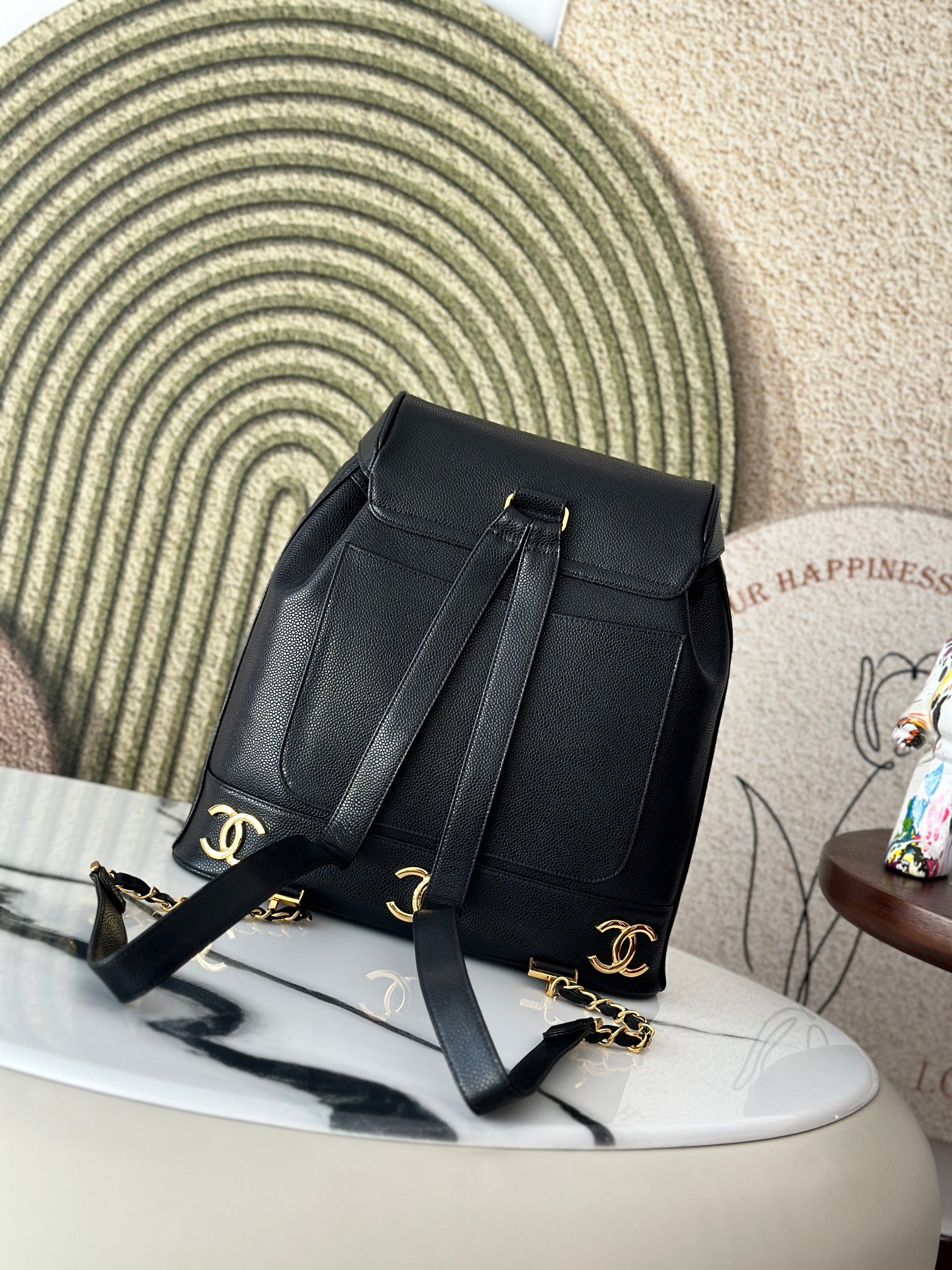 Triple CC Backpack Vintage - Mocuir