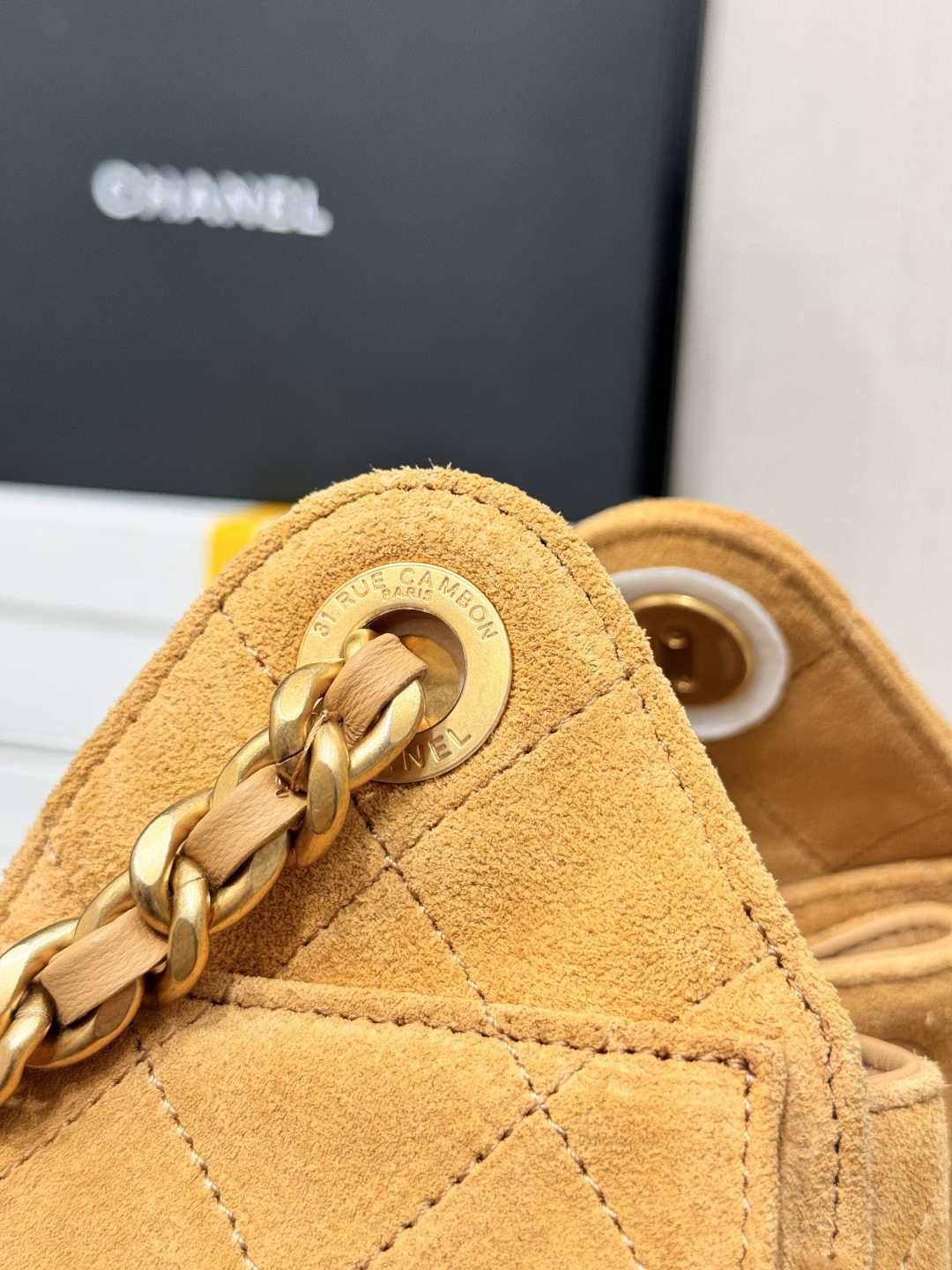 25Bag Mini Drawstring Bag（Ginger Yellow） - Mocuir