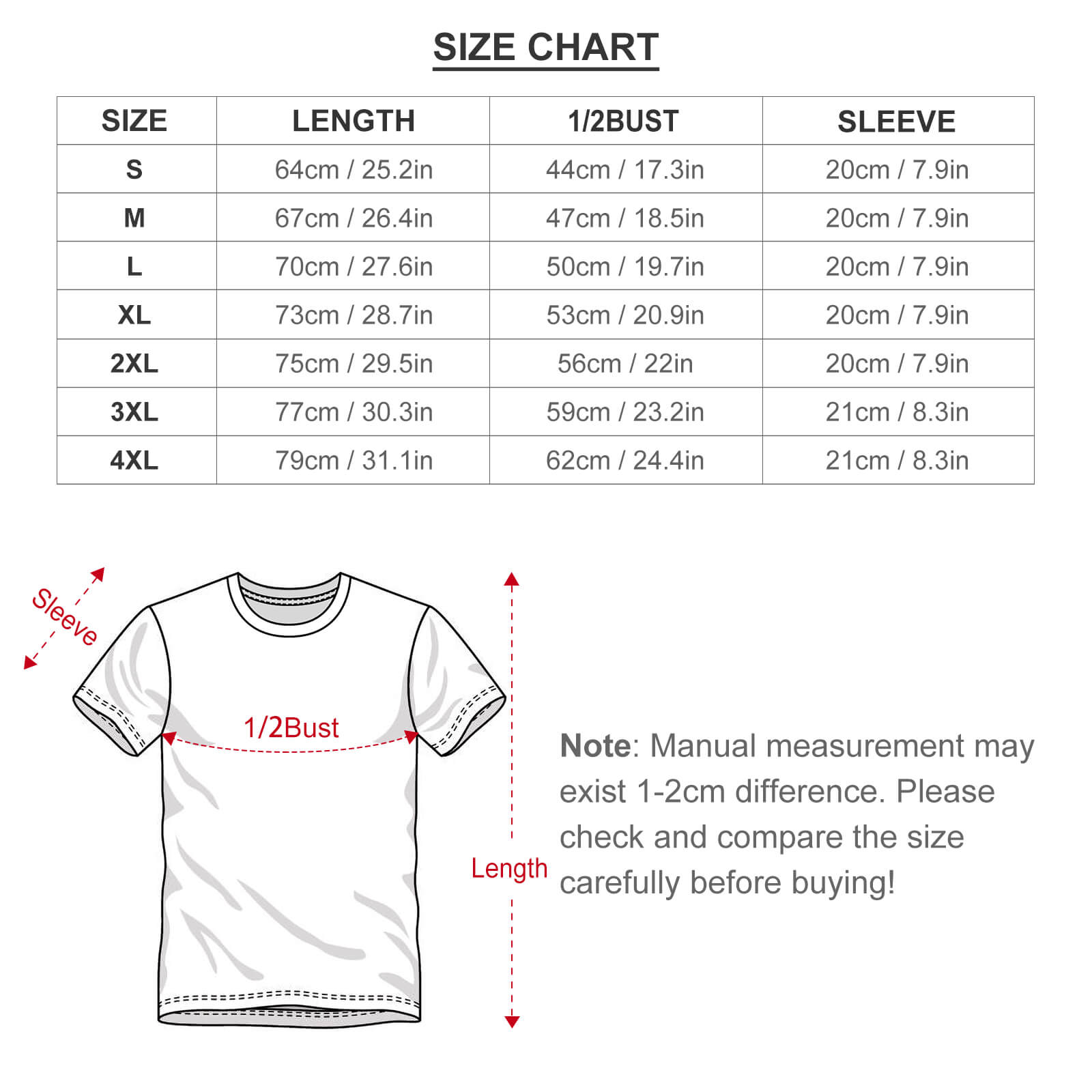Customized Unisex Exquisite Craftsmanship Full-Print Tee