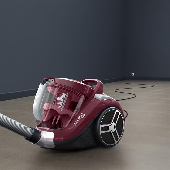 ROWENTA - Aspirapolvere a traino RO4B63-Rosso/Grigio