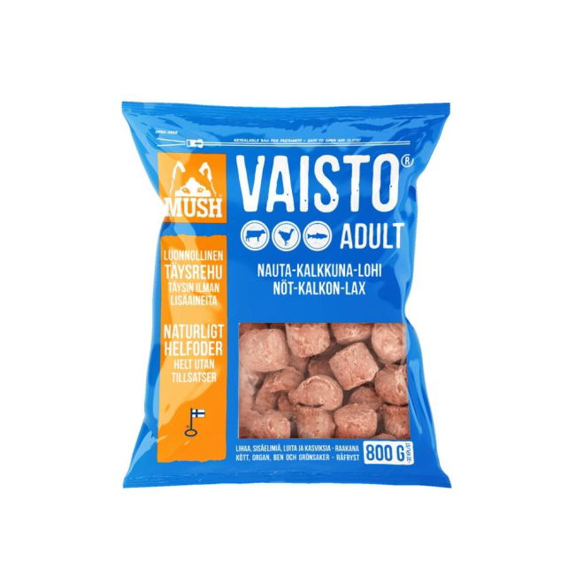 Mush Vaisto Storfe, Kalkun og Laks