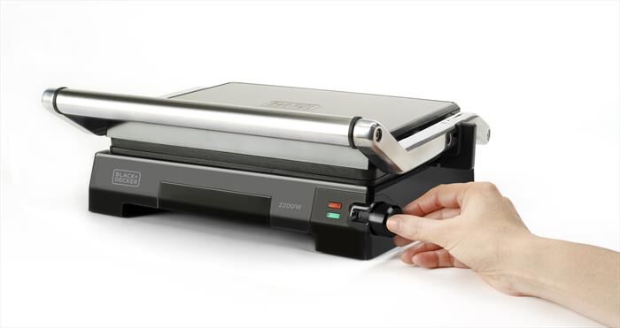 BLACK & DECKER - Bistecchiera 2200W BXGR2200E-Nero