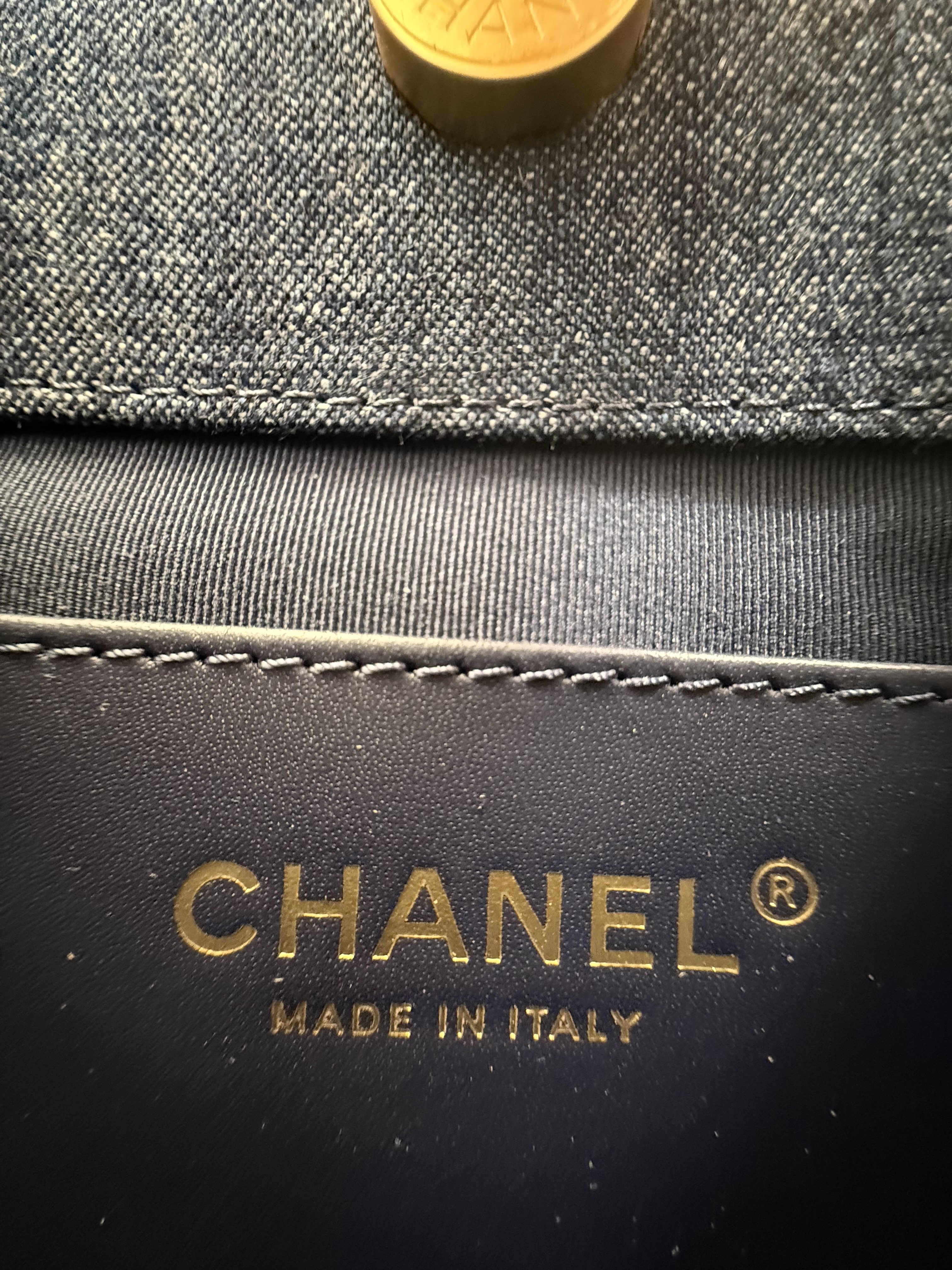 Drawstring Bucket Backpack（Dark Denim Blue） - Mocuir