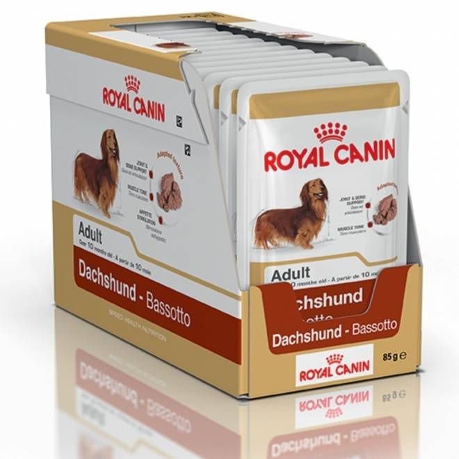 Royal Canin Dachshund Adult Loaf våtfôr til hund 12x85g