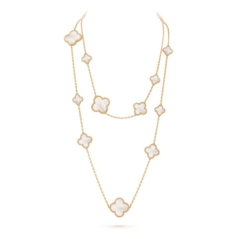 Magic Alhambra long necklace, 16 motifs