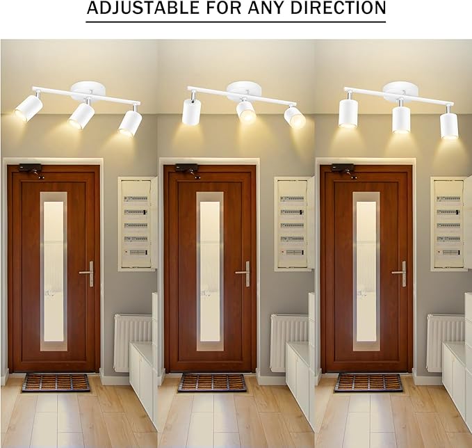 SPOTLUMINARA LED 3 Light Track Lighting Kit